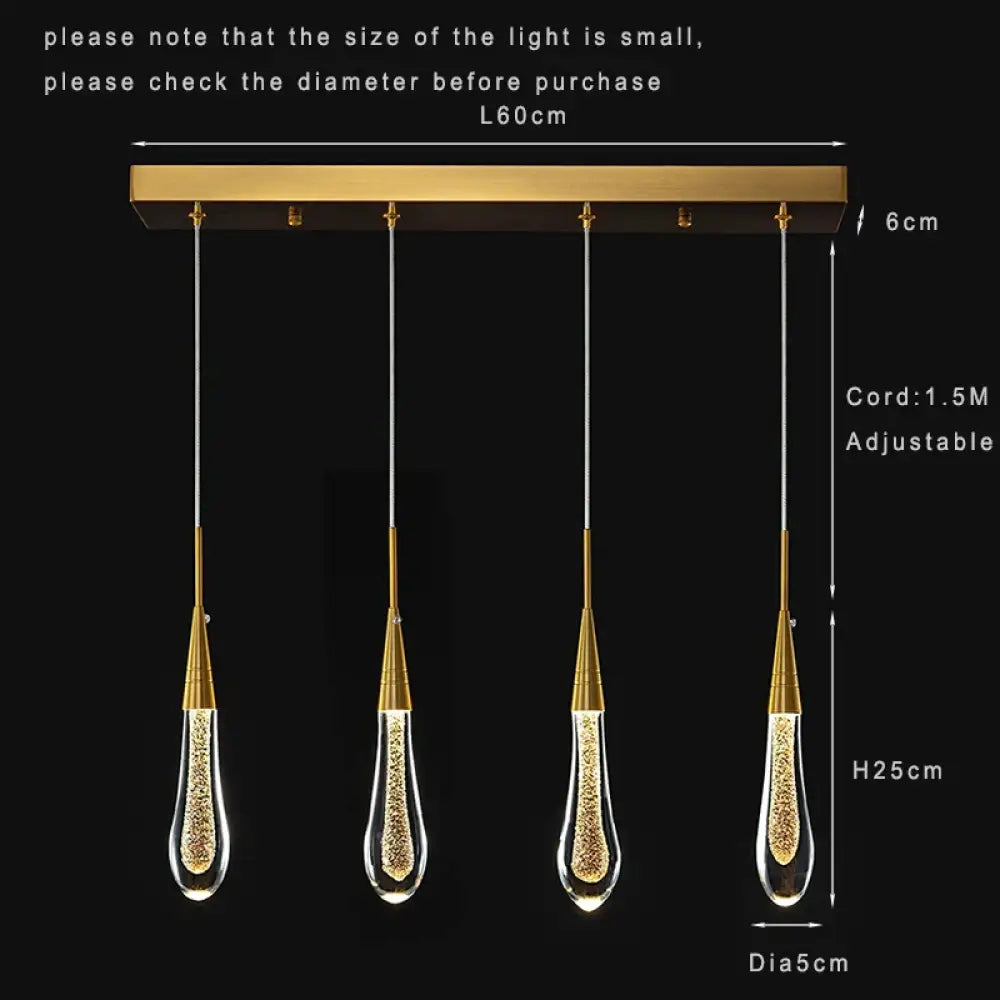 Lamp LED Modern Chandelier | Kitchen Island Home Lighting