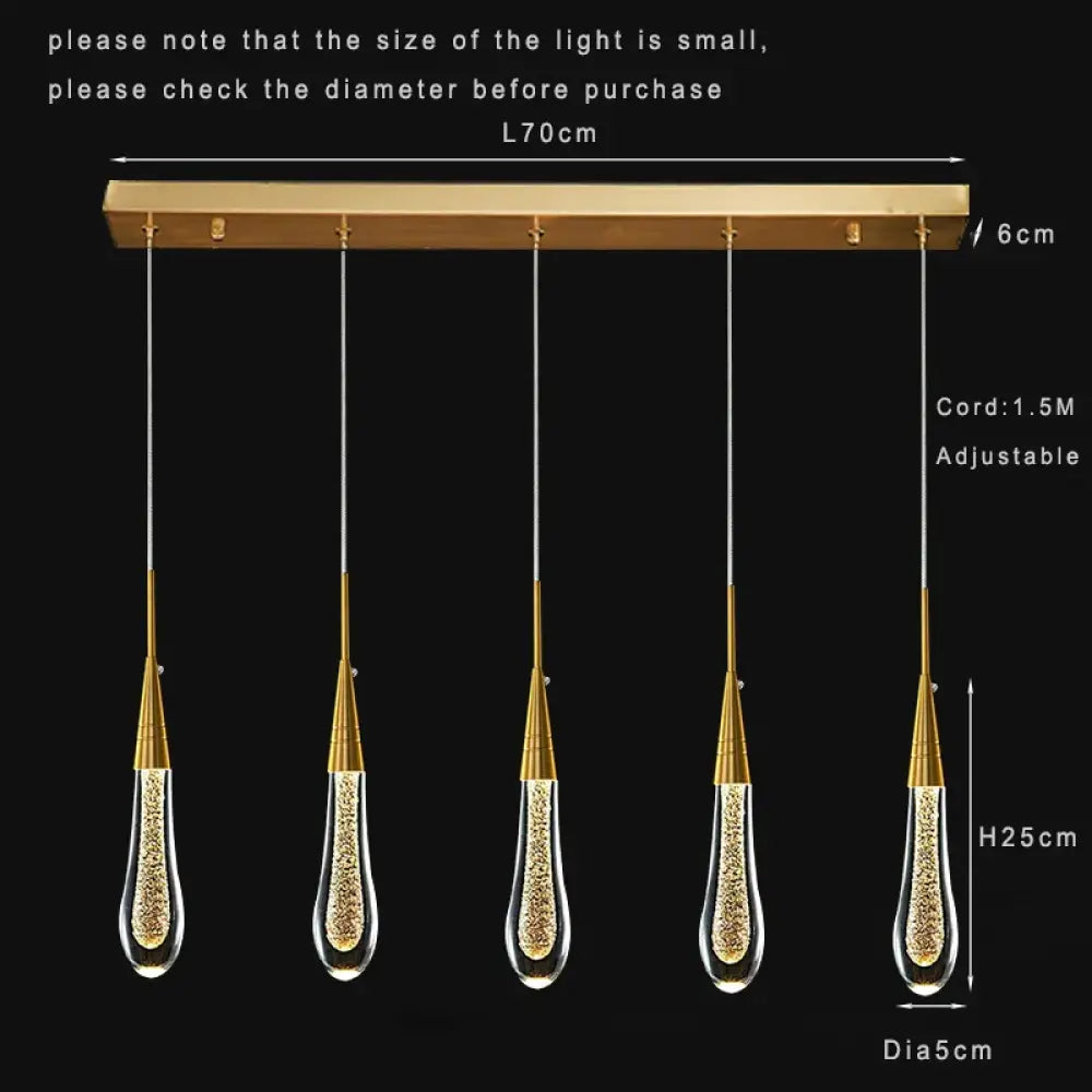 Lamp LED Modern Chandelier | Kitchen Island Home Lighting