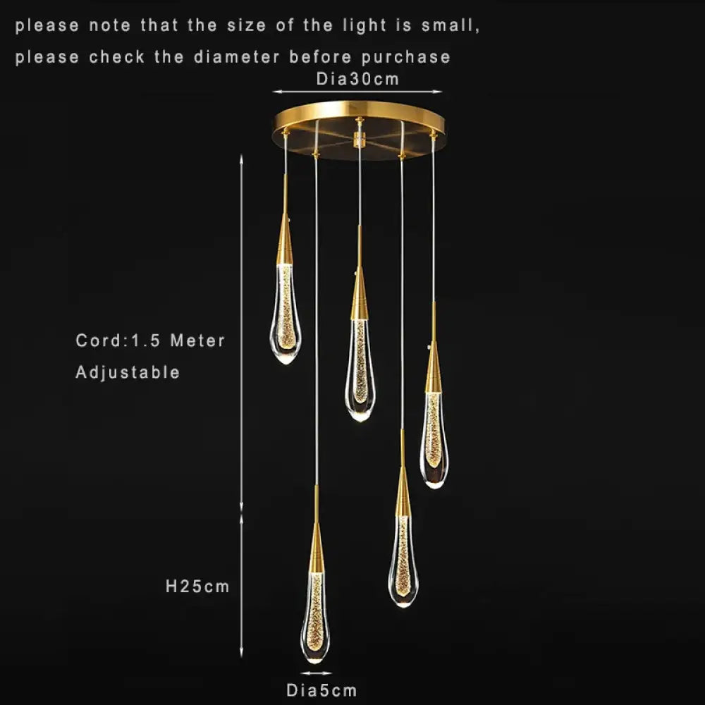 Lamp LED Modern Chandelier | Kitchen Island Home Lighting