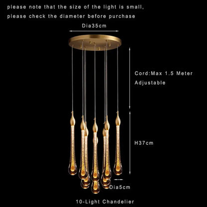 Lamp LED Modern Chandelier | Kitchen Island Home Lighting