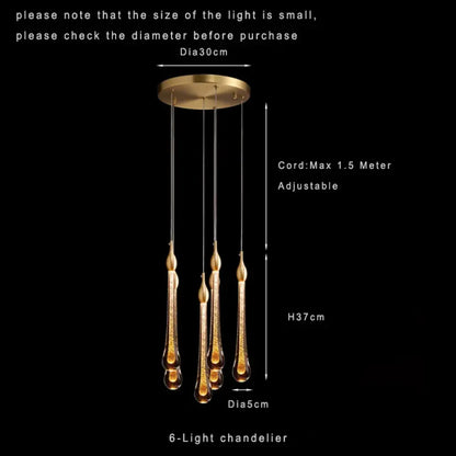 Lamp LED Modern Chandelier | Kitchen Island Home Lighting