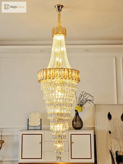 Large LED Modern Chandelier | Hallway &amp; Entry Lighting