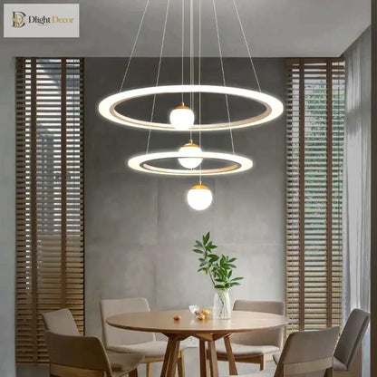 Laya Minimalist Chandelier | Modern Dining Room Lighting