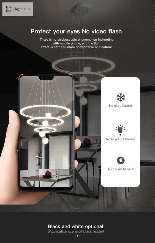 Laya Minimalist Chandelier | Modern Dining Room Lighting