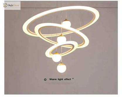 Laya Minimalist Chandelier | Modern Dining Room Lighting