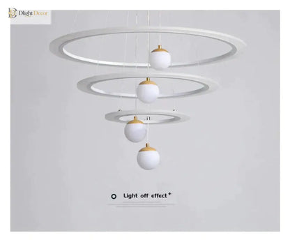 Laya Minimalist Chandelier | Modern Dining Room Lighting