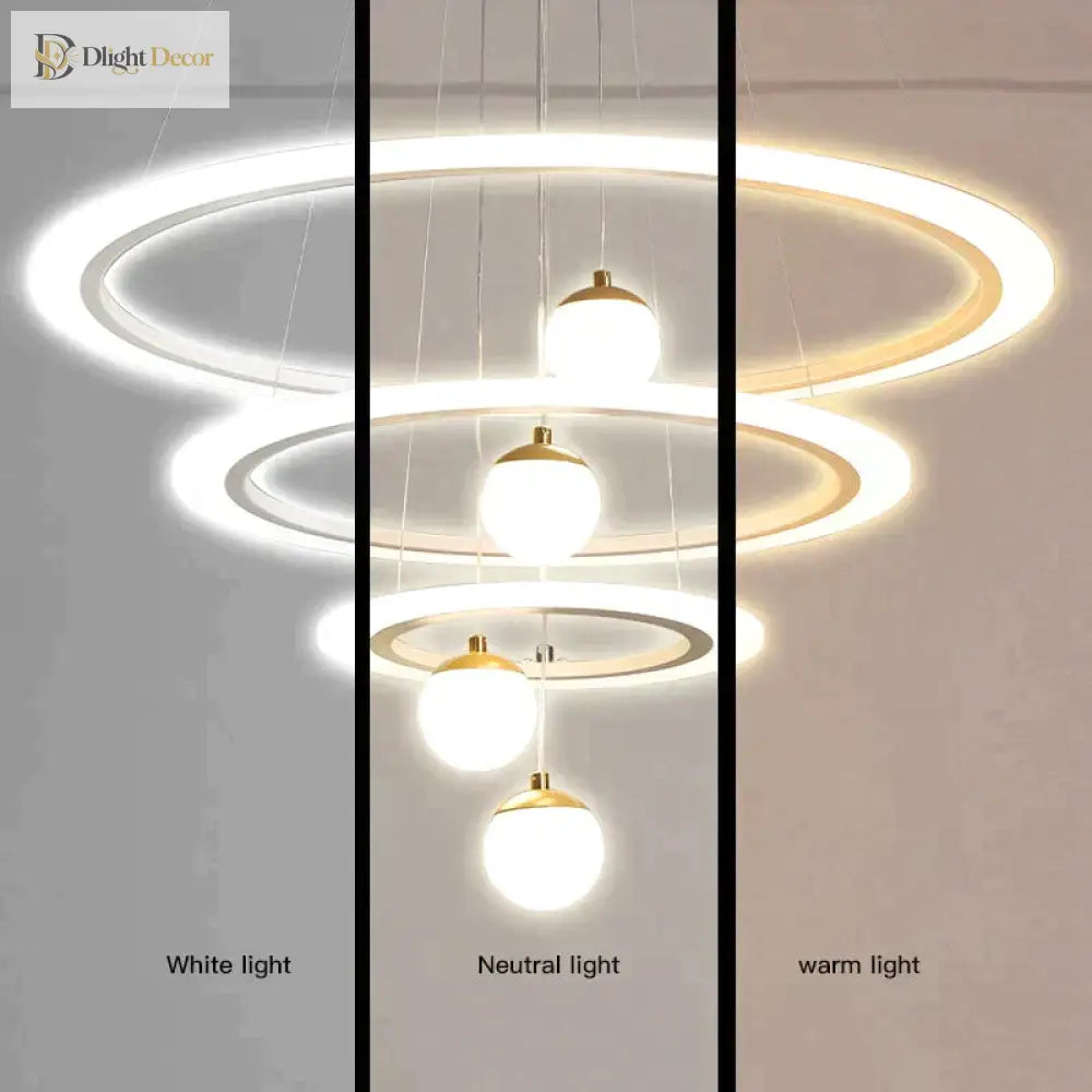 Laya Minimalist Chandelier | Modern Dining Room Lighting
