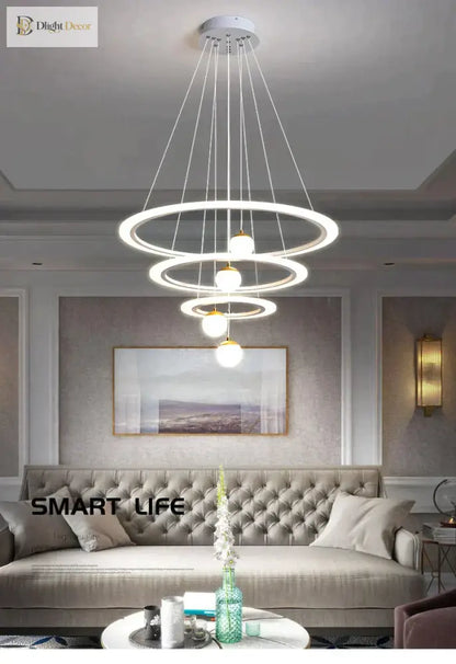 Laya Minimalist Chandelier | Modern Dining Room Lighting