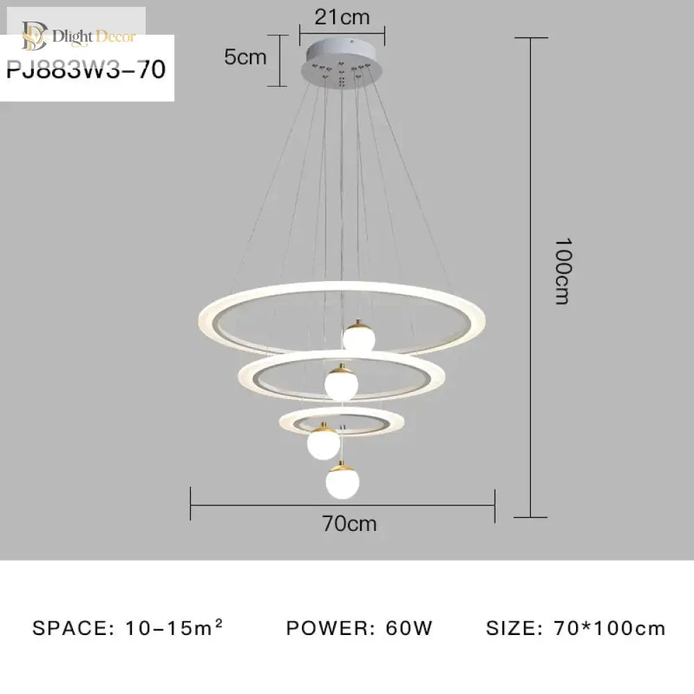 Laya Minimalist Chandelier | Modern Dining Room Lighting