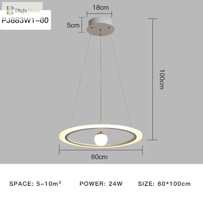 Laya Minimalist Chandelier | Modern Dining Room Lighting