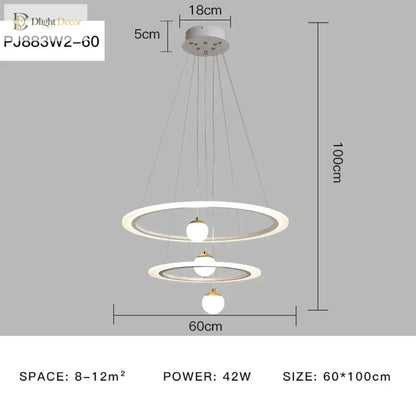 Laya Minimalist Chandelier | Modern Dining Room Lighting