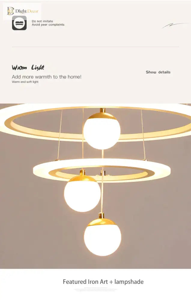 Laya Minimalist Chandelier | Modern Dining Room Lighting