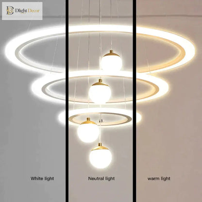 Laya Minimalist Chandelier | Modern Dining Room Lighting