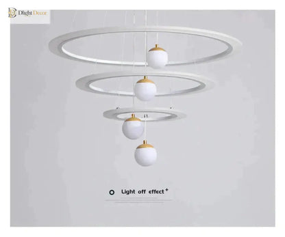 Laya Minimalist Chandelier | Modern Dining Room Lighting