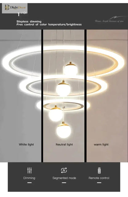 Laya Minimalist Chandelier | Modern Dining Room Lighting