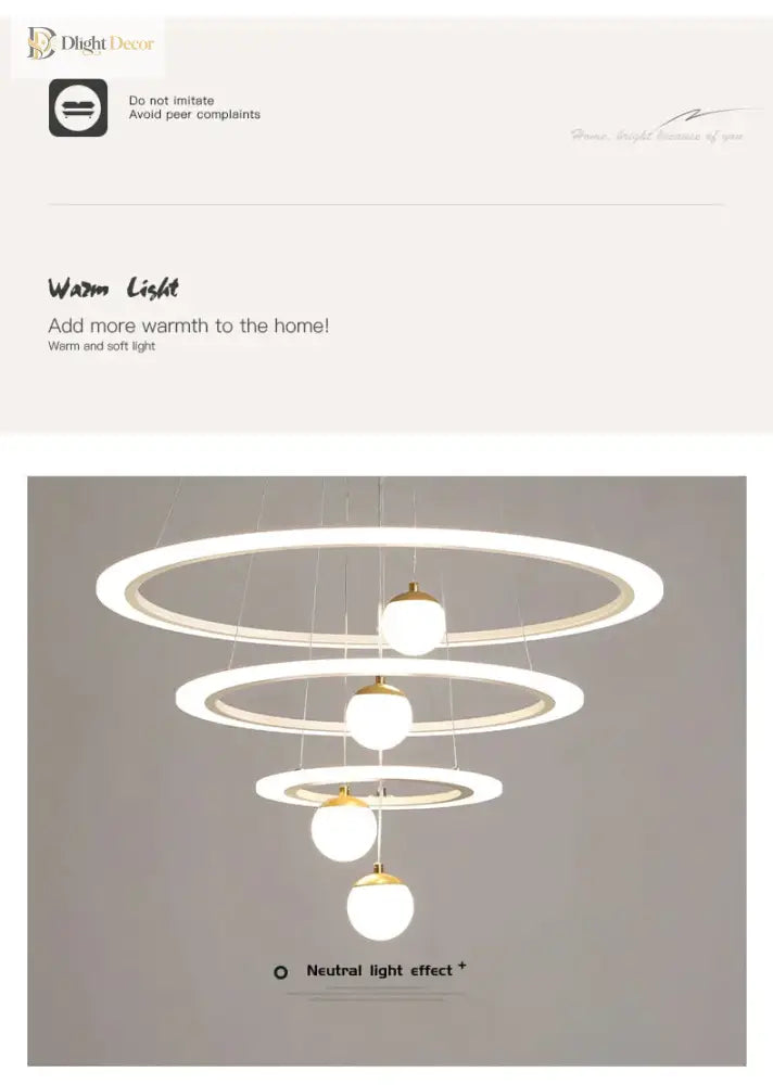 Laya Minimalist Chandelier | Modern Dining Room Lighting