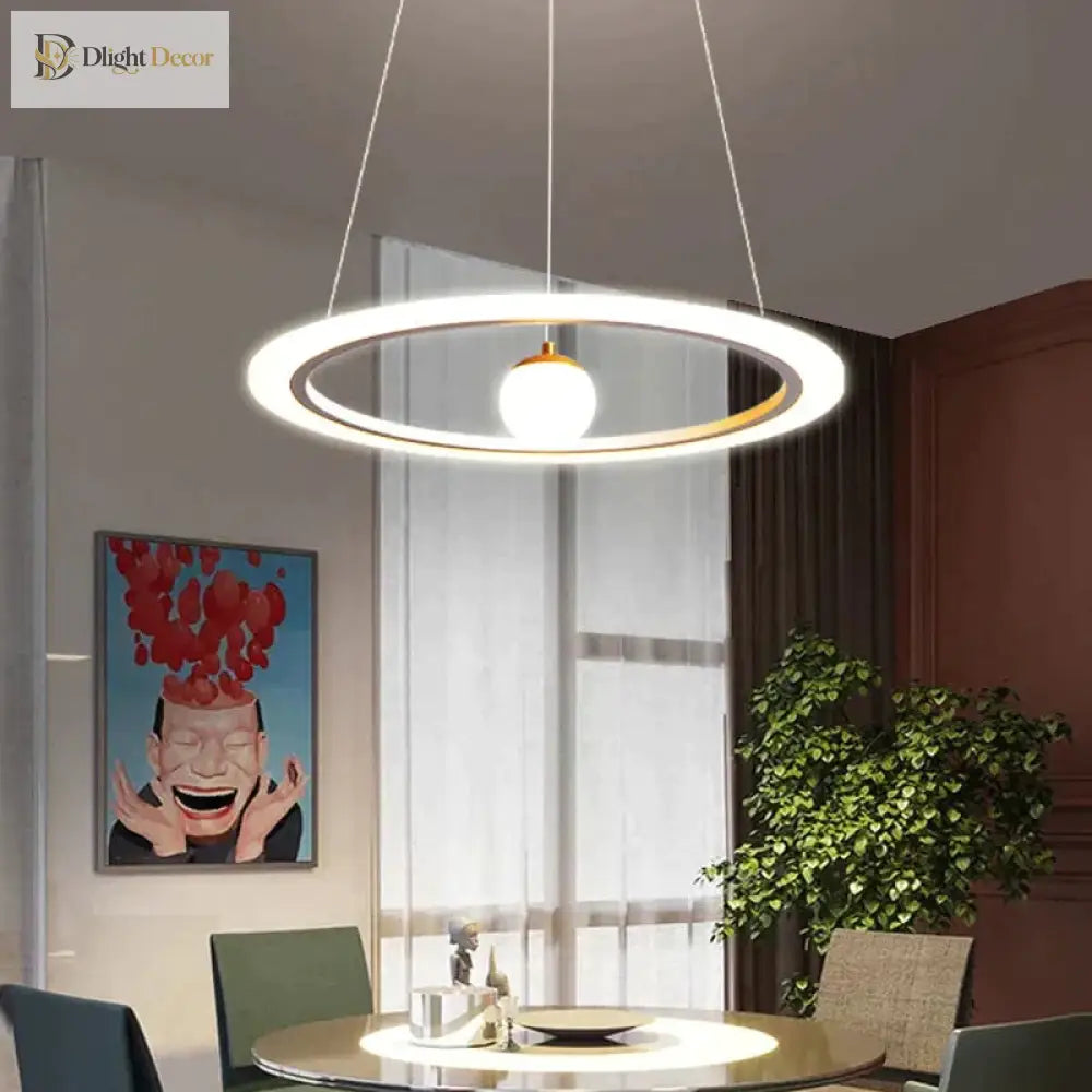 Laya Minimalist Chandelier | Modern Dining Room Lighting