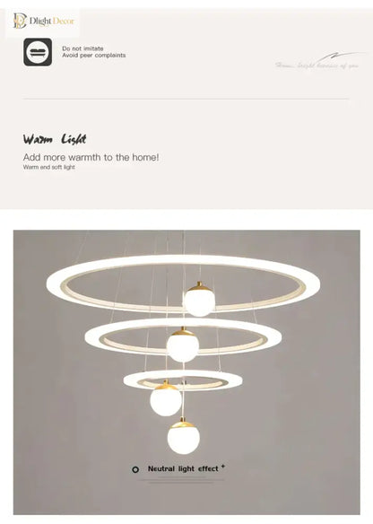 Laya Minimalist Chandelier | Modern Dining Room Lighting