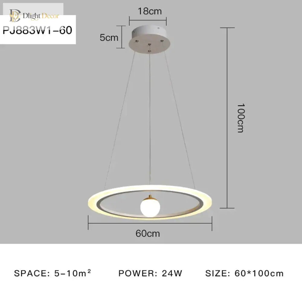 Laya Minimalist Chandelier | Modern Dining Room Lighting