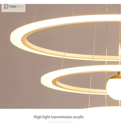Laya Minimalist Chandelier | Modern Dining Room Lighting