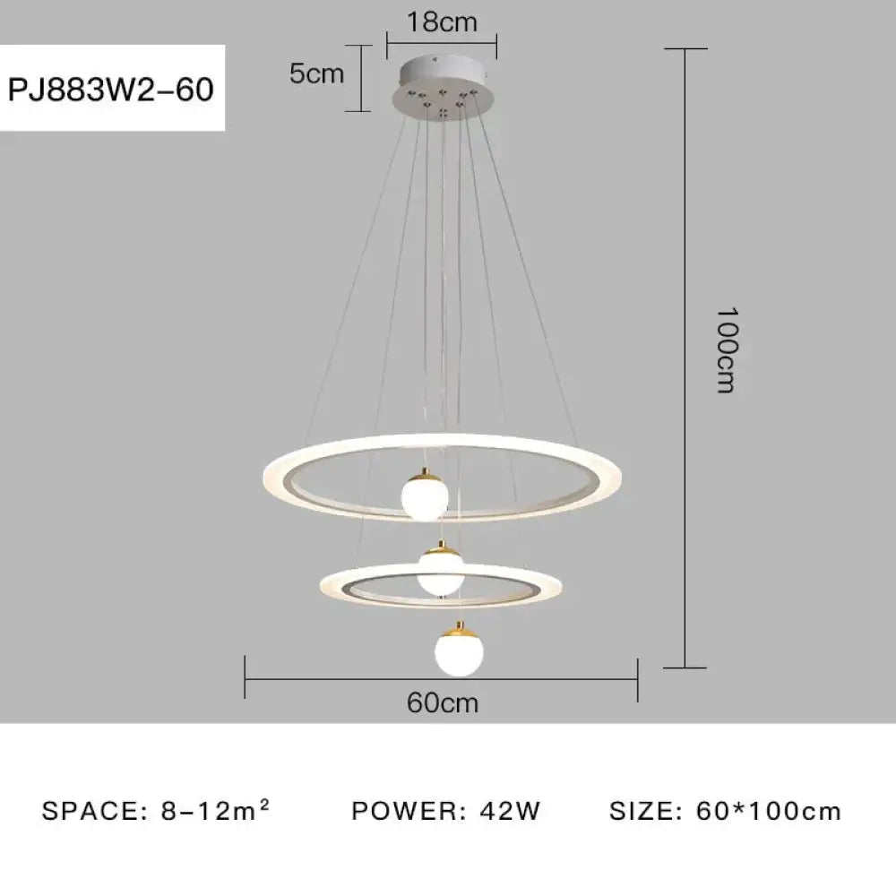 Laya Minimalist Chandelier | Modern Dining Room Lighting