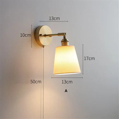 LED Adjustable Nordic Wall Sconce | Bedroom Home Lighting