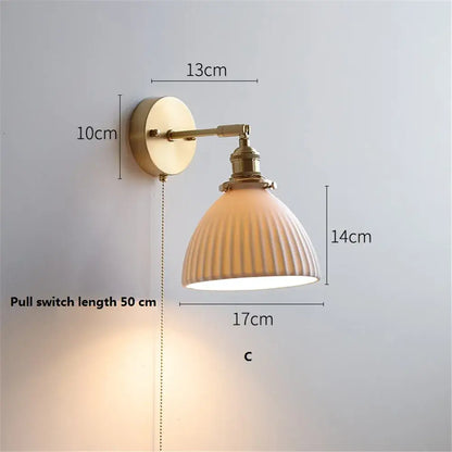LED Adjustable Nordic Wall Sconce | Bedroom Home Lighting