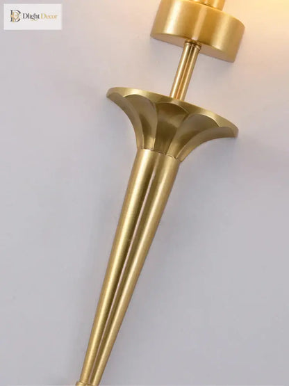 LED Copper Wall Sconce | Bedroom &amp; Bedside Lighting