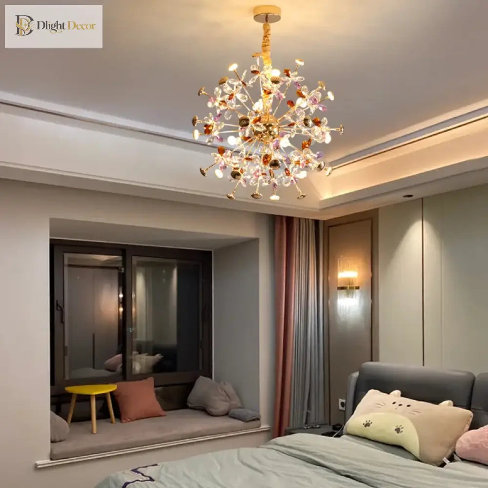 LED Crystal Chandelier | Modern Dining Room Lighting