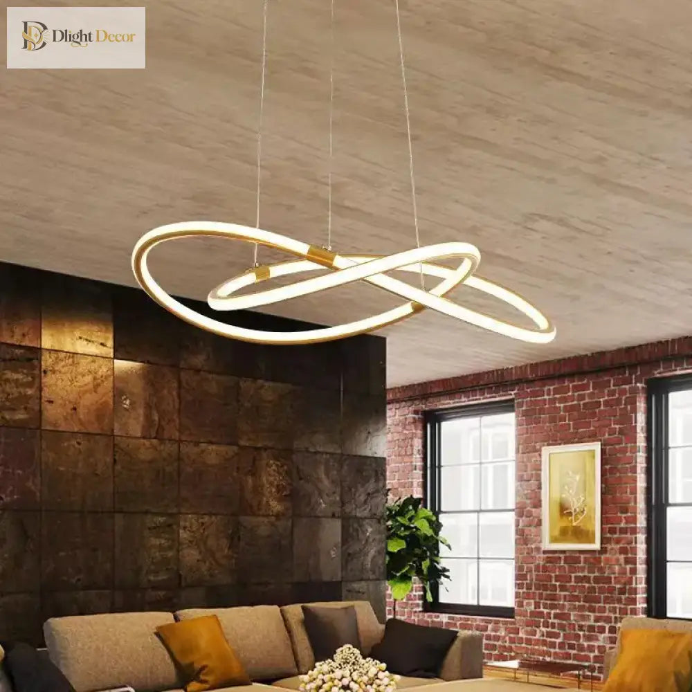 LED Dimmable Modern Pendant Light | Living Room Lighting