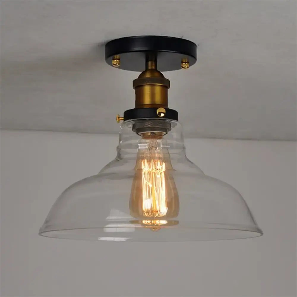 LED Industrial Vintage Ceiling Light | Bedroom Lighting