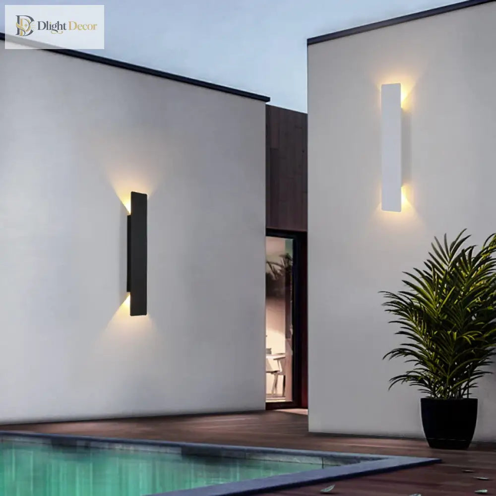 LED Linear Outdoor Wall Light | Outdoor &amp; Porch Lighting