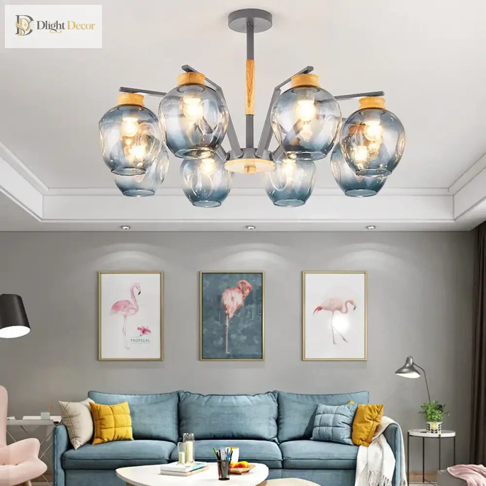 LED Magic Bean Chandelier | Modern Dining Room Lighting