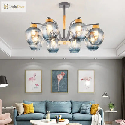 LED Magic Bean Chandelier | Modern Dining Room Lighting