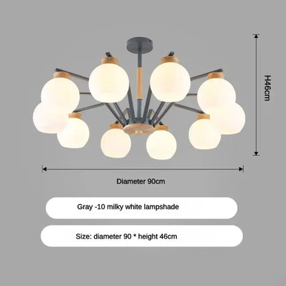 LED Magic Bean Chandelier | Modern Dining Room Lighting