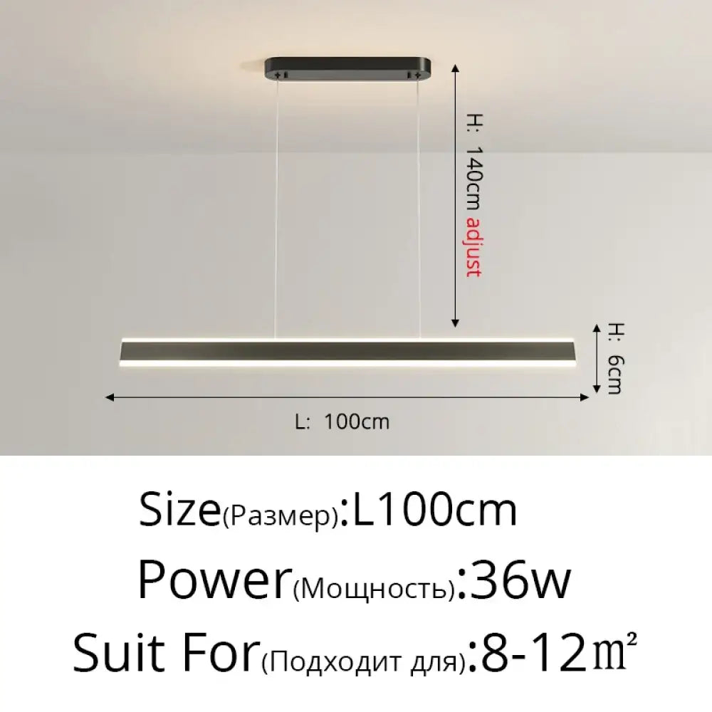 LED Minimalist Chandelier | Dining Room Home Lighting