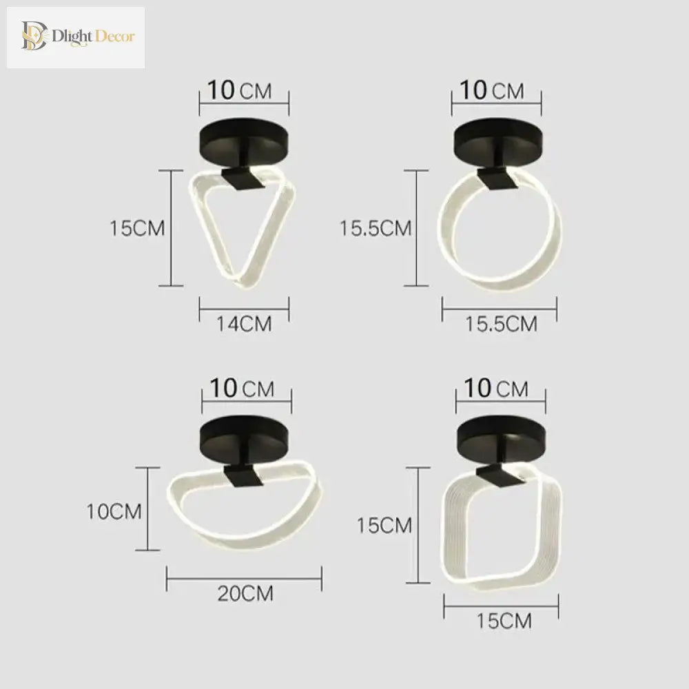 LED Modern Acrylic Ceiling Light | Bedroom Home Lighting