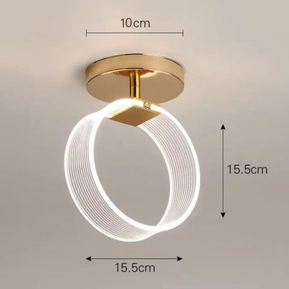 LED Modern Acrylic Ceiling Light | Bedroom Home Lighting