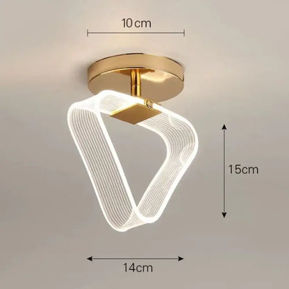 LED Modern Acrylic Ceiling Light | Bedroom Home Lighting