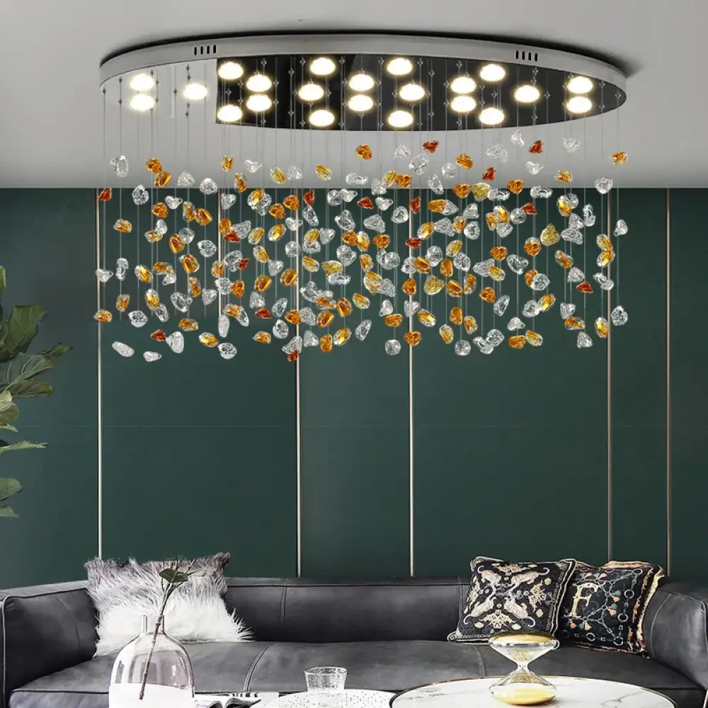 LED Modern Crystal Chandelier | Dining Room Home Lighting