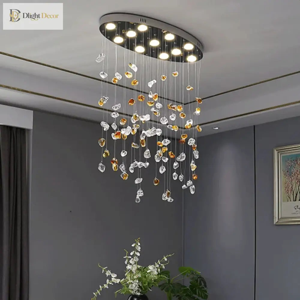 LED Modern Crystal Chandelier | Dining Room Home Lighting