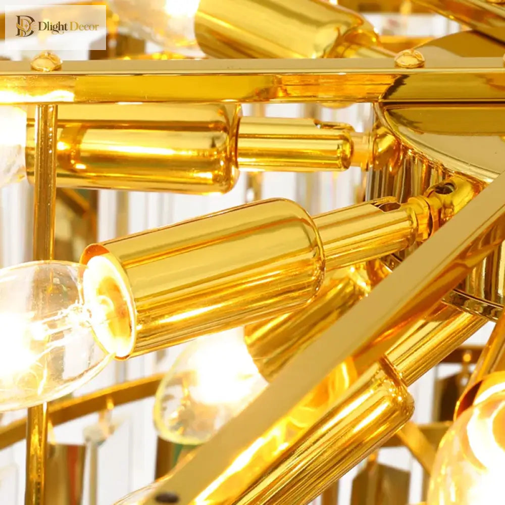 LED Modern Crystal Chandelier | Hallway &amp; Entry Lighting
