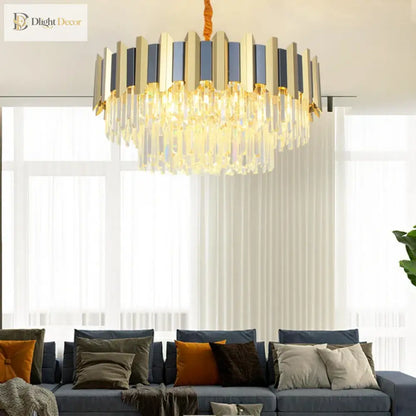 LED Modern Crystal Chandelier | Hallway &amp; Entry Lighting
