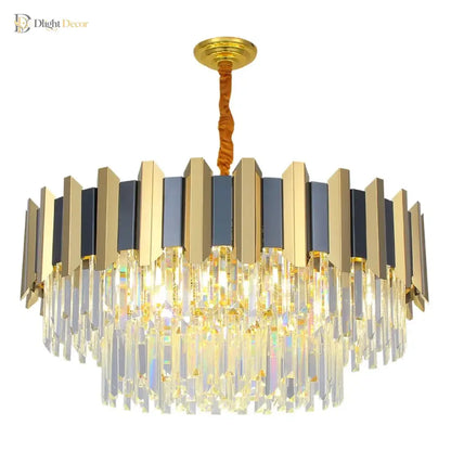 LED Modern Crystal Chandelier | Hallway &amp; Entry Lighting