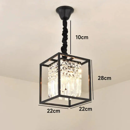 LED Modern Crystal Chandelier | Kitchen Island Home Lighting