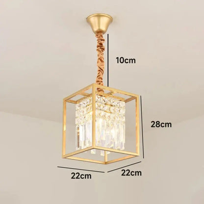 LED Modern Crystal Chandelier | Kitchen Island Home Lighting