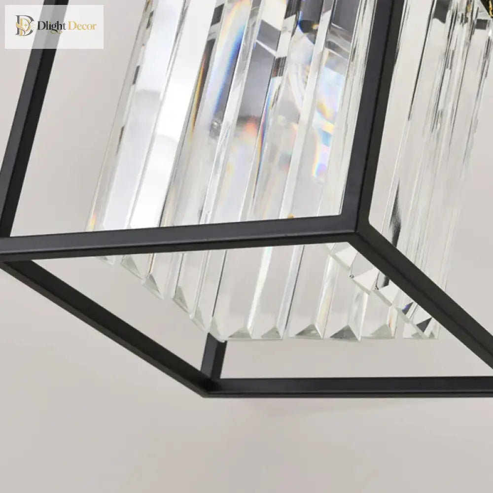 LED Modern Crystal Chandelier | Kitchen Island Home Lighting