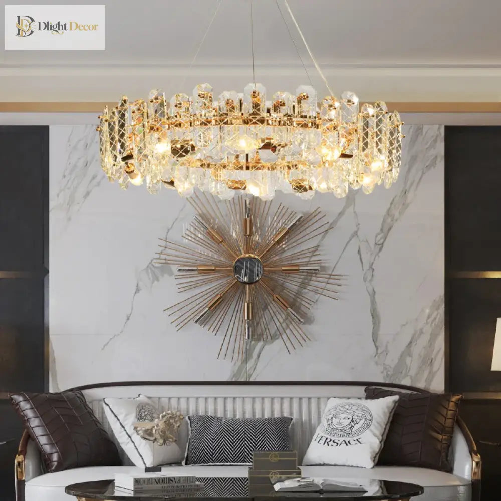 LED Modern Crystal Lustre Chandelier | Dining Room Lighting
