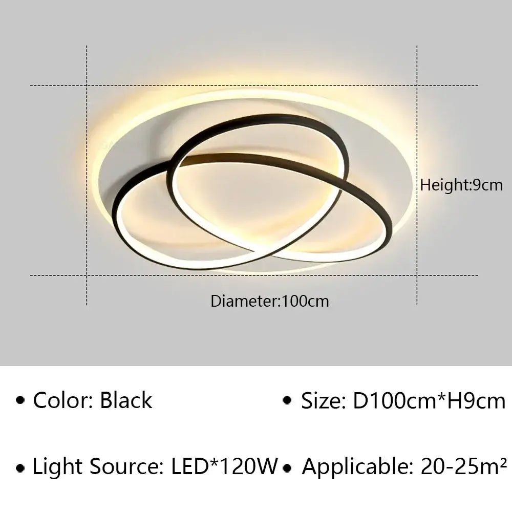 LED Modern Flush Mount Light | Dining Room Home Lighting
