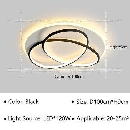 LED Modern Flush Mount Light | Dining Room Home Lighting